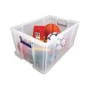 Caisse transparente pour transporter les documents