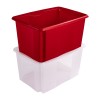 Bac Transparent empilable emboitable 45 litres