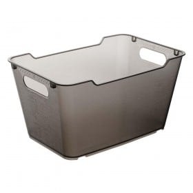 Panier de rangement lifestyle transparent 6 litres