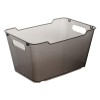Panier de rangement lifestyle transparent 6 litres