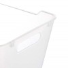 Panier de rangement élégant transparent 12 litres