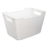 Panier de rangement élégant transparent 12 litres