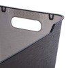 Panier de rangement élégant transparent 12 litres