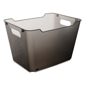Panier de rangement design transparent 20 l