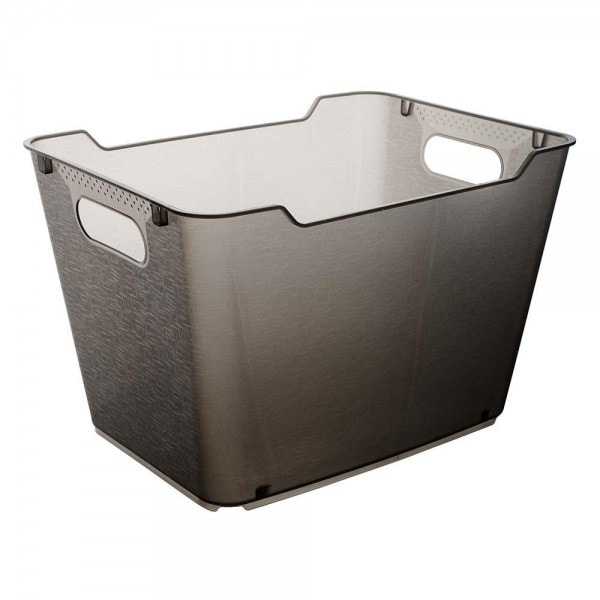 Panier de rangement design transparent 20 l