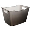 Panier de rangement design transparent 20 l