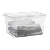 Boîte de rangement transparente avec couvercle 20 litres Basic Box