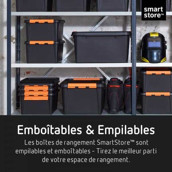 Boîte de rangement Professionnelle solide 32 litres
