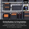 Boîte de rangement Professionnelle solide 32 litres