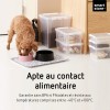 Grande en boite en plastique contact alimentaire