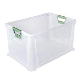 Caisse Translucide Empilable 64 litres