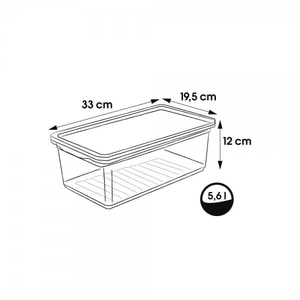 Boîte de rangement pour vêtements ceinture 5,6 litres