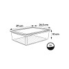 Boîte de rangement 8 litres avec couvercle anti poussière