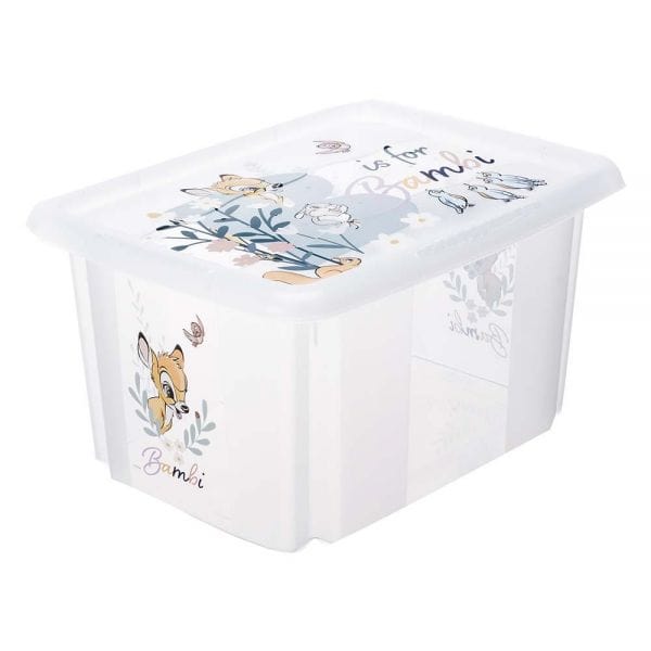 Caisse à jouets Bambi Disney avec couvercle