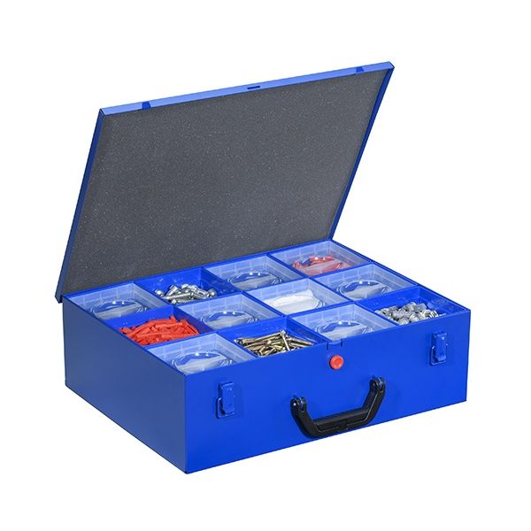 Mallette en métal Solide 12 Casiers M 44XH-12L Allit