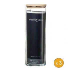 Lot de 3 Bocaux de conservation spaghettis 1,9 litre