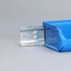 Lot de 6 bacs à bec Taille 1 bleu avec rail ProfiPlus Allit