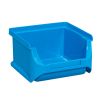 Lot de 6 bacs à bec Taille 1 bleu avec rail ProfiPlus Allit