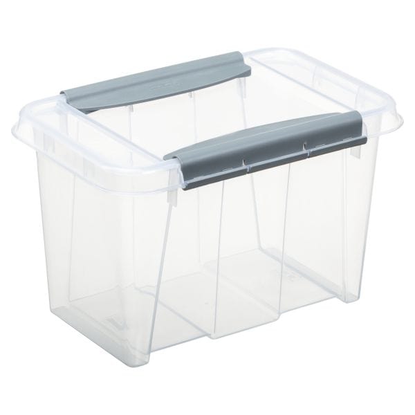 Petite Boîte de rangement 6 litres avec clips de fermeture ProBox