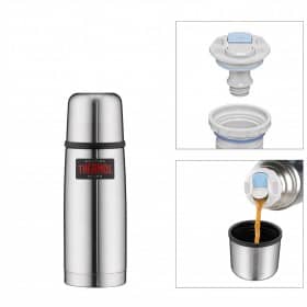 Thermos 350 ml avec bouton fermeture automatique