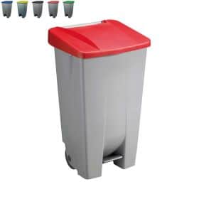 Grande Poubelle avec roues pour professionnels 120 litres