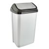 Poubelle plastique à couvercle basculant 50 litres swantje