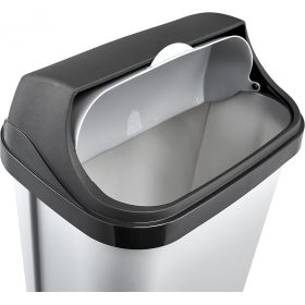 Poubelle plastique à couvercle coulissant 10 litres
