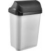 Poubelle plastique à couvercle coulissant 10 litres