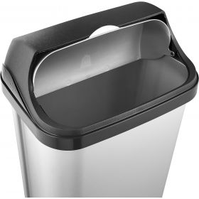 Poubelle plastique à couvercle coulissant 25 litres