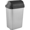 Poubelle plastique à couvercle coulissant 25 litres