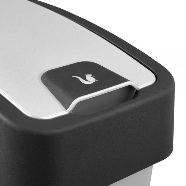 Poubelle Rectangulaire à couvercle basculant 10 litres