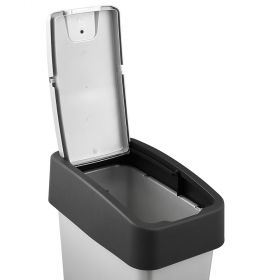 Poubelle Rectangulaire à couvercle basculant 10 litres