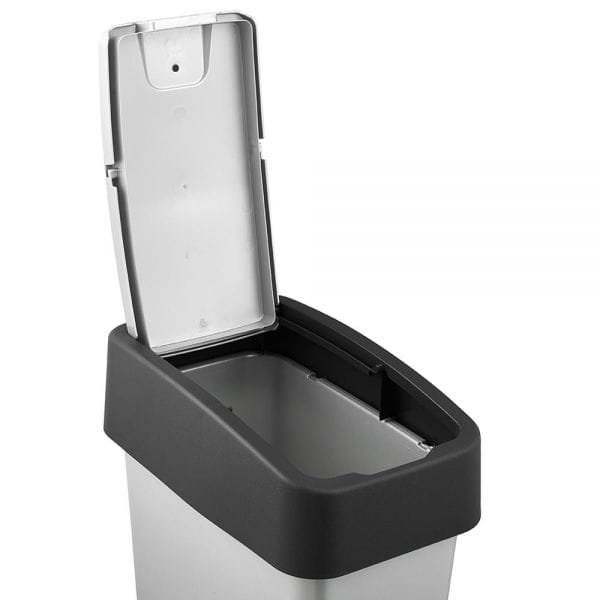 Poubelle Rectangulaire à couvercle basculant 10 litres