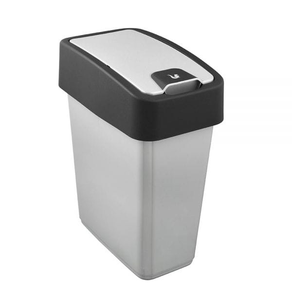 Poubelle Rectangulaire à couvercle basculant 10 litres