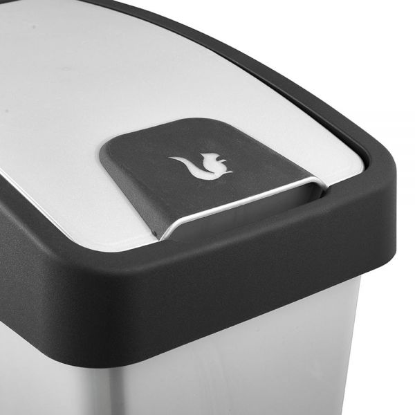 Poubelle Rectangulaire à couvercle basculant 25 litres