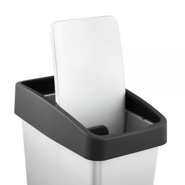 Poubelle Rectangulaire à couvercle basculant 25 litres