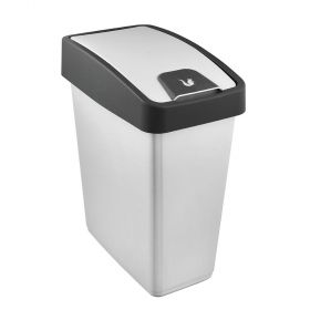 Poubelle Rectangulaire à couvercle basculant 25 litres