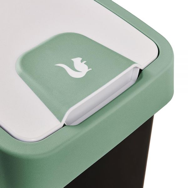 Poubelle Rectangulaire à couvercle basculant 25 litres