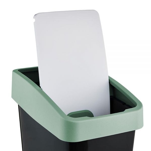 Poubelle Rectangulaire à couvercle basculant 25 litres