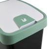 Poubelle Rectangulaire à couvercle basculant 45 litres
