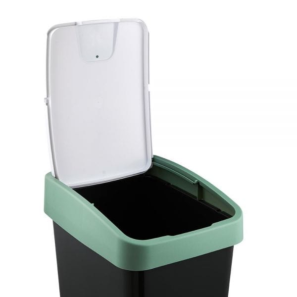 Poubelle Rectangulaire à couvercle basculant 45 litres