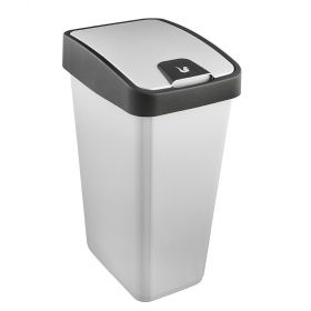 Poubelle Rectangulaire à couvercle basculant 45 litres