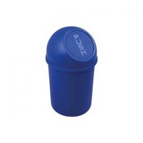Petite Poubelle professionnelle à couvercle Push the flip 6 litres