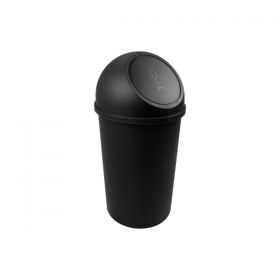 Poubelle en plastique à couvercle Push the flip 25 litres