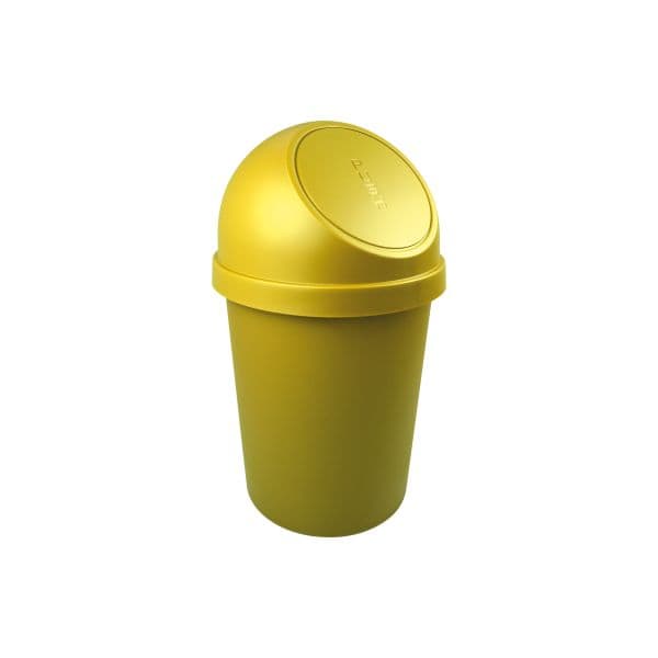 Poubelle en plastique à couvercle Push the flip 45 litres