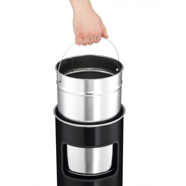 Poubelle professionnelle pour accueil hôtel gare 17 litres