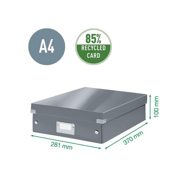 Boîte carton compartimentée multi usages avec couvercle