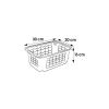 Petite Corbeille de rangement transparente S