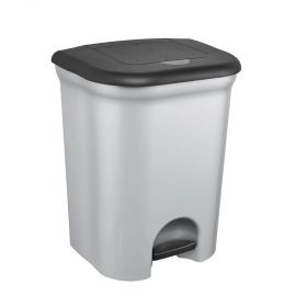 Poubelle à pédale 2 bacs pour tri 2 x 11 litres