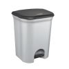 Poubelle à pédale 2 bacs pour tri 2 x 11 litres